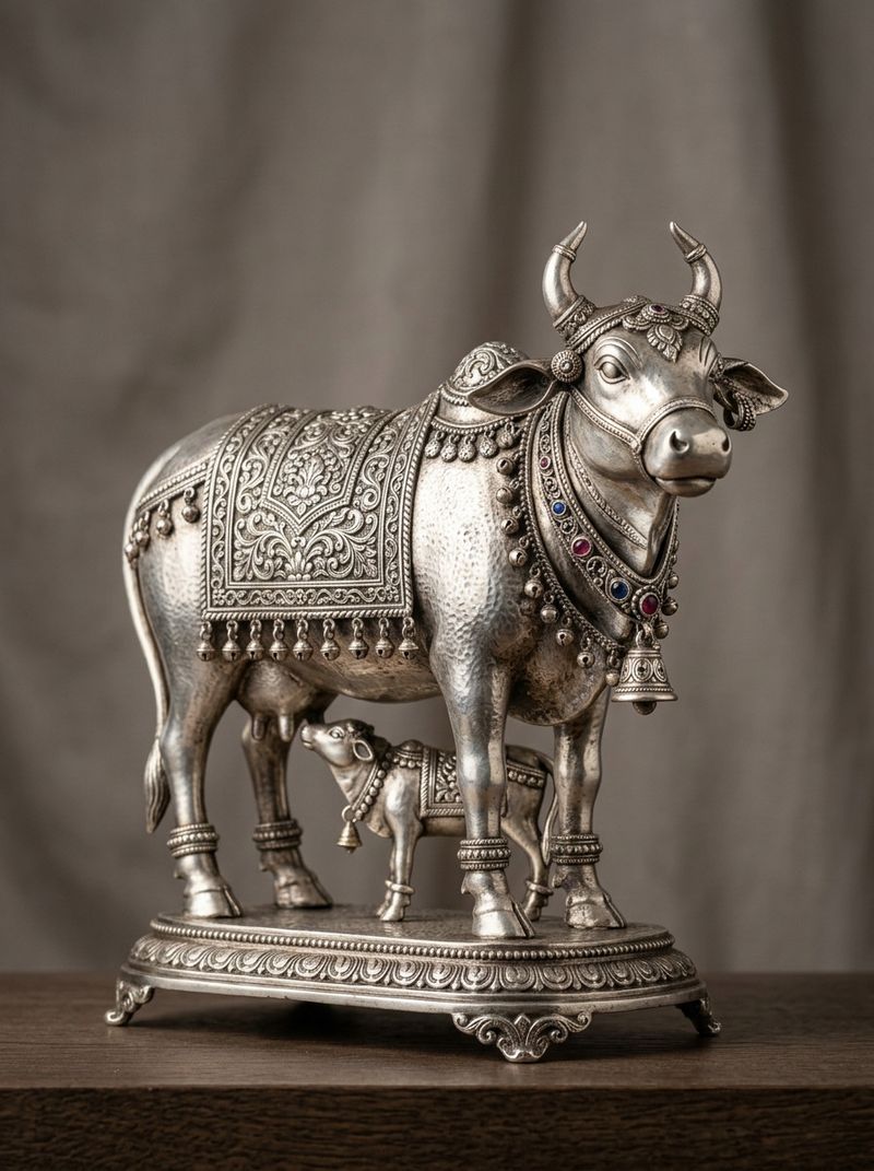 Silver-Plated Feng-Shui x Lakshmi Fusion Wealth Figurine