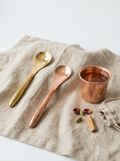 Kansa Tongue Scraper + Copper Self-Care Ritual Kit