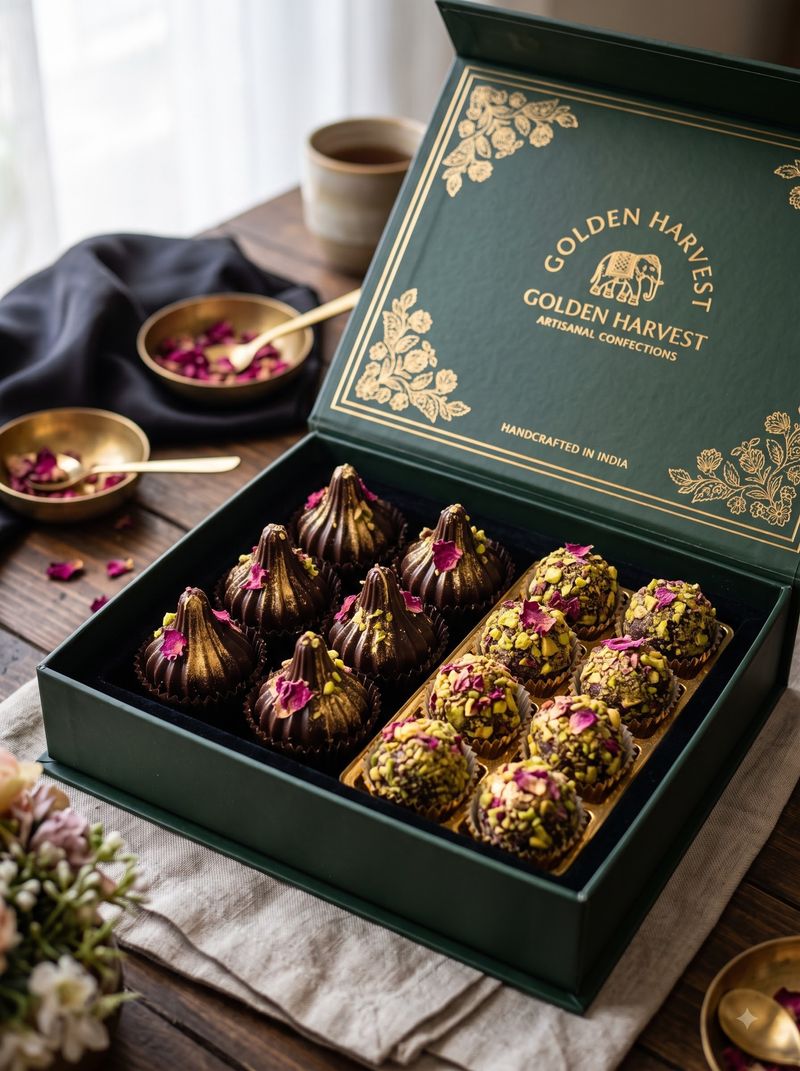 Artisanal Fusion Modak & Jaggery Gift Box (Chocolate/Coffee)